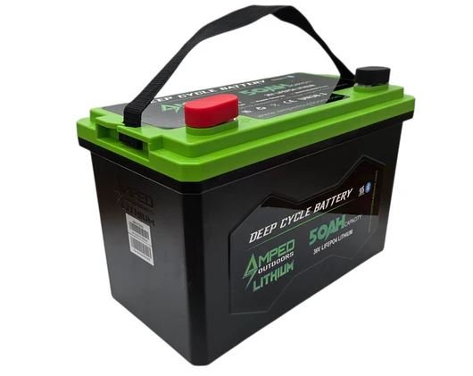 Amped 36V 50Ah Trolling Motor Lithium Battery with charger - Image 2