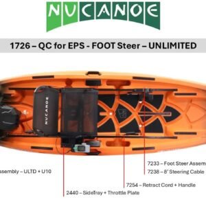 Alternative view of NuCanoe UNLIMITED for EPS FOOT Steer