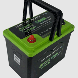 Amped 24V 50Ah Lithium Battery with Charger
